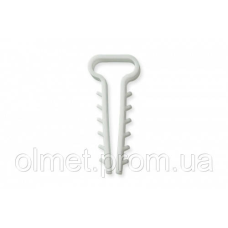 Дюбель-ялинка (10х5) для плоских дротів білий (пач 100шт) APRO