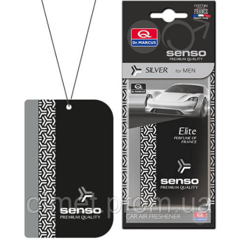 Ароматизатор ELITE срібло (Silver) (картонна підвіска)