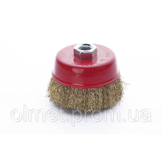 Щітка чаша латуновий дріт 85 мм (УШМ) APRO