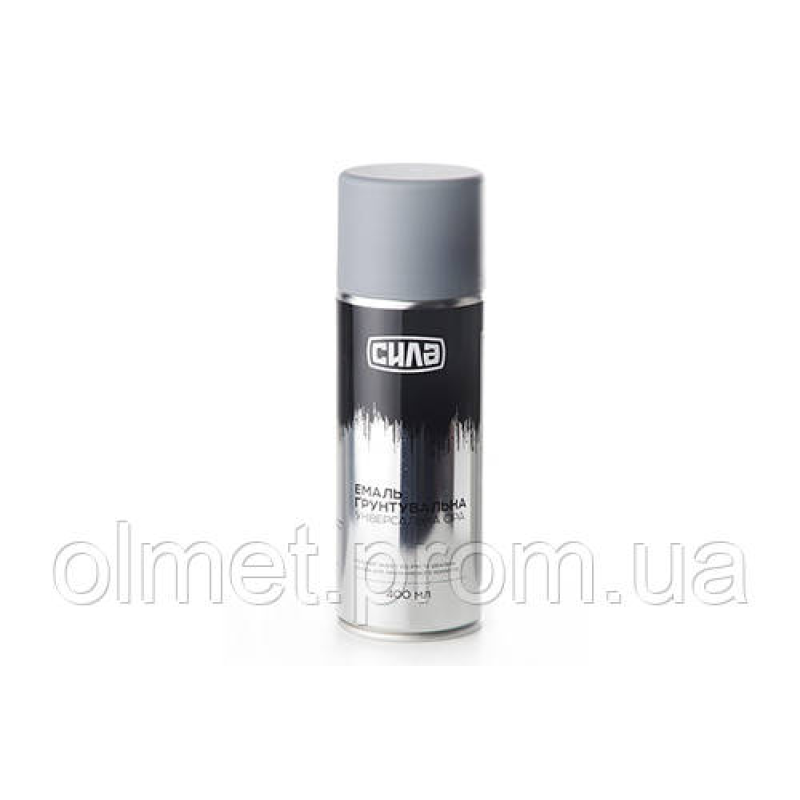 Емаль ґрунтувальна універсальна сіра глянсова 400 мл СІЛА Емаль ґрунтувальна універсальна сіра глянсова 400 мл СІЛА