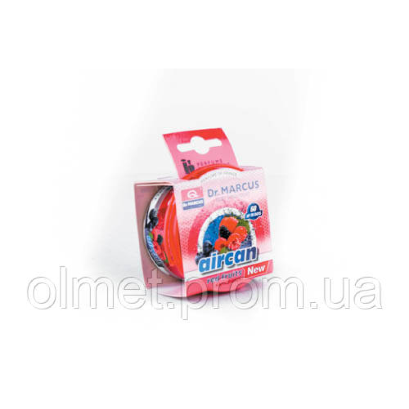 Ароматизатор AIRCAN червоні ягоди (Red fruits) 40g банка (під сидіння)