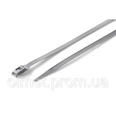 Стяжка кабельна з низьким профілем замка 8x400 сірий (100 шт.) APRO