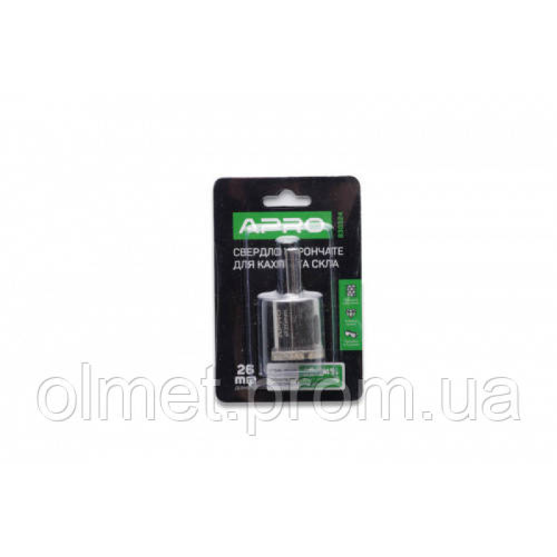 Свердло трубчасте з алмазним напиленням 26 мм APRO