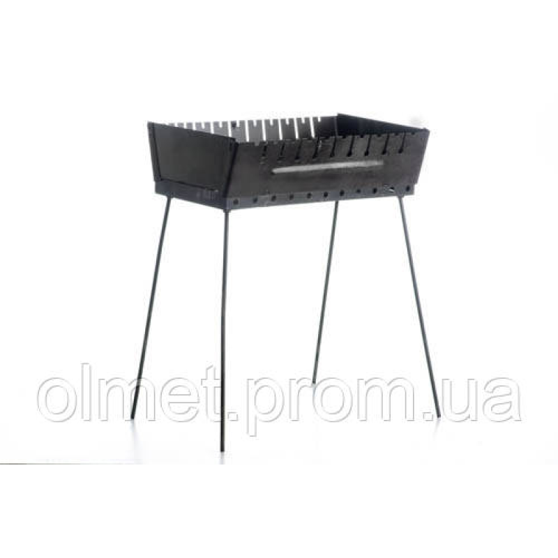 Мангал розкладний (кейс) товщина 2 мм на 10 шампурів із чохлом і рукавичками СІЛА Мангал розкладний (кейс) товщина 2 мм на 10 шампурів із чохлом і рукавичками СІЛА