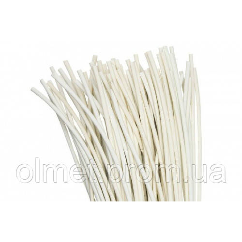 Термоусмоктувана трубка 6 мм біла (пак. 1мx30шт) APRO