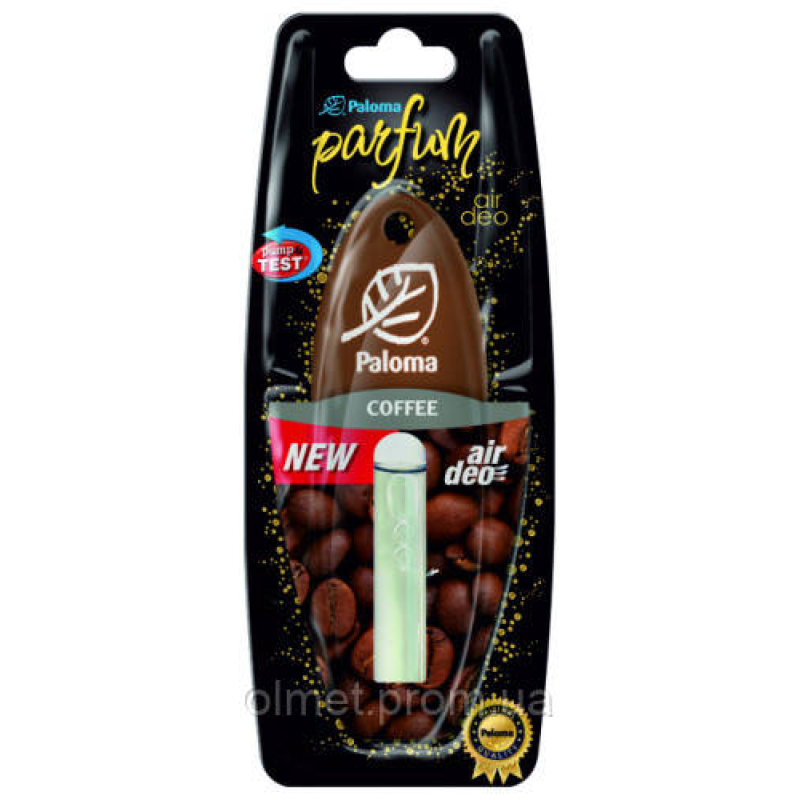 Ароматизатор Paloma Parfume 5ml, COFFEE (підвіска з рідиною)