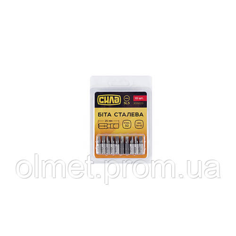 Біта SL5*25 мм (10 шт./пач) СИЛА