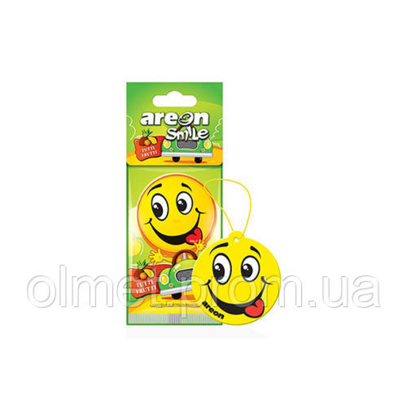 Ароматизатор Areon Smile Тутті Фрутті (картонна підвіска)