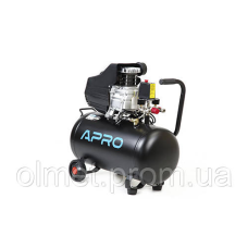 Компресор одноциліндровий OFD-50 1,5 кВт 205 л/хв 8бар 50 л (2 крани) + олива 0,2 л APRO