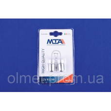 Лампа автомобільна 12V 10W Ba15s R10W (габарити, освітлення номерного знака) (2 шт.) MTA