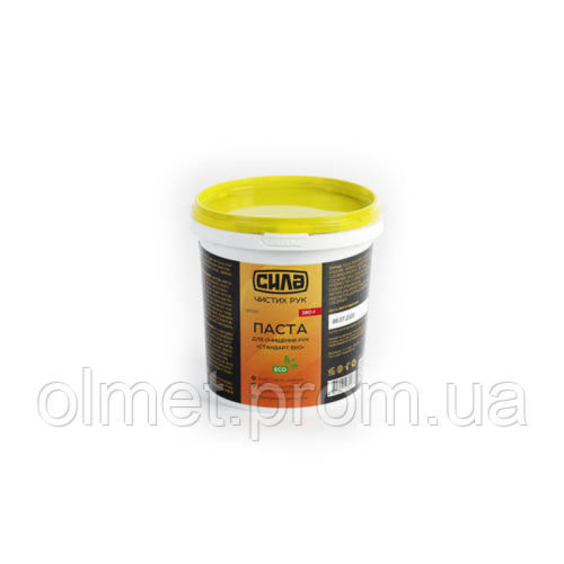 Паста для очищення рук Стандарт Еко 0,38 кг (ведерко) СІЛА Паста для очищення рук Стандарт Еко 0,38 кг (ведерко) СІЛА