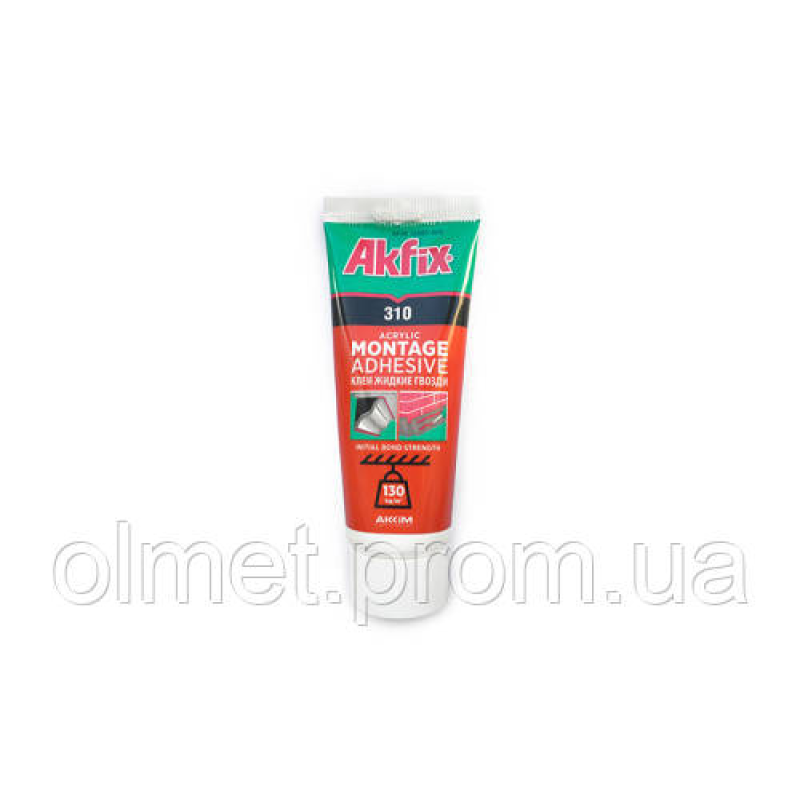 Рідкі цвяхи акрилові 250 г (тюбик) Akfix Рідкі цвяхи акрилові 250 г (тюбик) Akfix