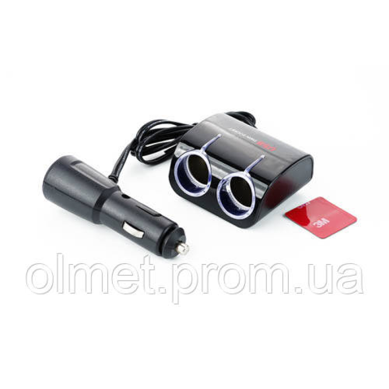 Розгалужувач прикурювача 2 виходи + 1 USB (12V — 5 V 1 A) 12 Atelie Розгалужувач прикурювача 2 виходи + 1 USB (12V — 5 V 1 A) 12 Atelie