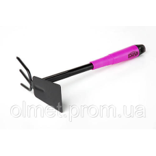 Мотика комбінована плоска + 3-зуба з пластиковою ручкою СІЛА