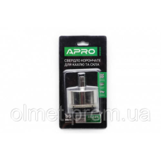 Свердло трубчасте з алмазним напиленням 55 мм APRO