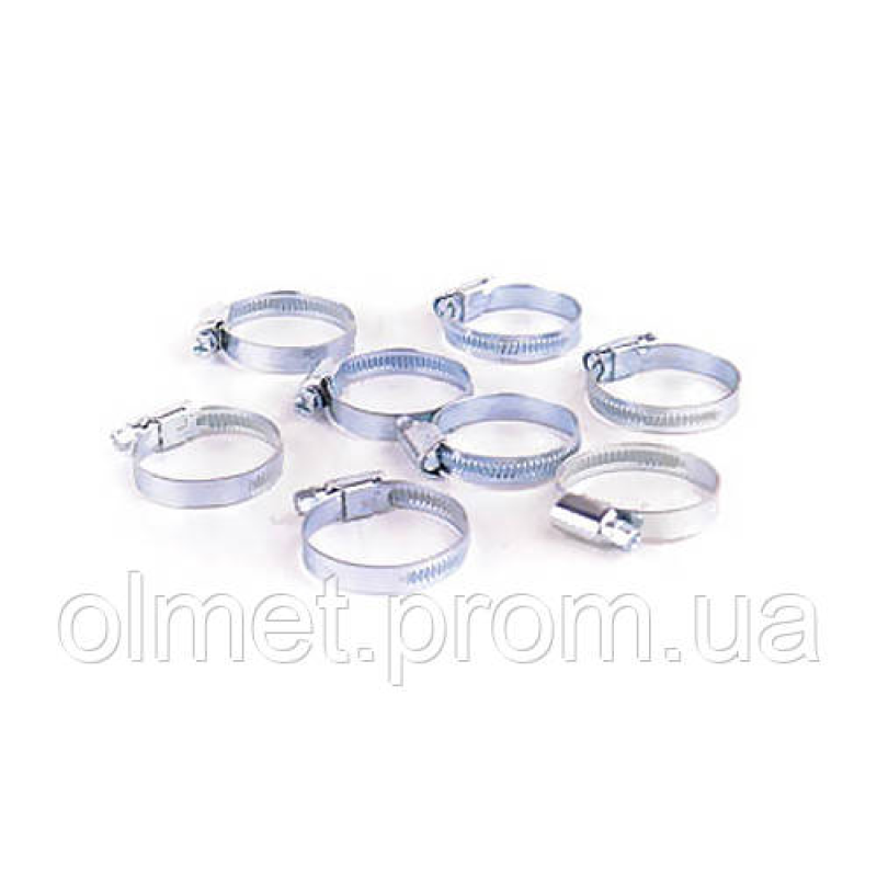 Хомути патрубків радіатора охолодження 25x40 (8 шт.) (W1 — оцинковка) AURORA Хомути патрубків радіатора охолодження 25x40 (8 шт.) (W1 — оцинковка) AURORA