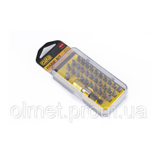 Набір 31 біти + бітотримач, S2, пластиковий кейс СІЛА