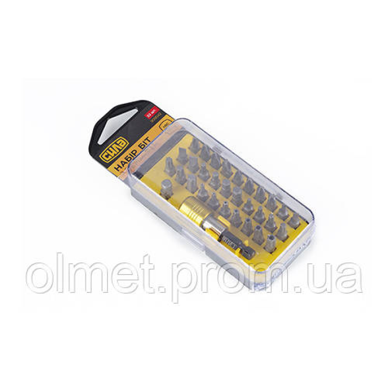 Набір 31 біти + бітотримач, S2, пластиковий кейс СІЛА Набір 31 біти + бітотримач, S2, пластиковий кейс СІЛА