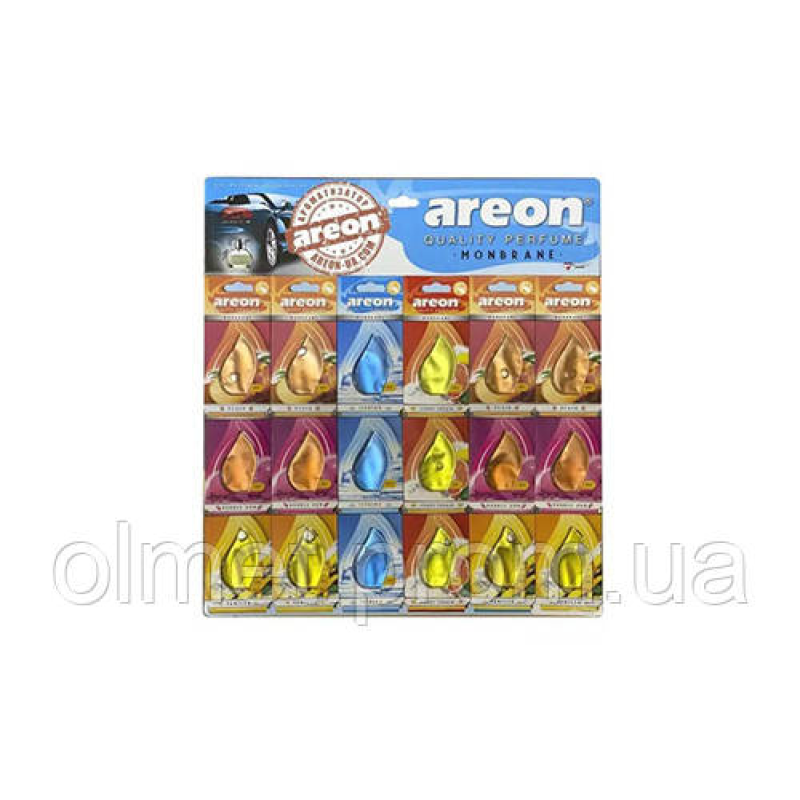 Ароматизатор Areon Monbrane Мікс (підвіска з гелем) (планшет 18 шт. по 8 мл)