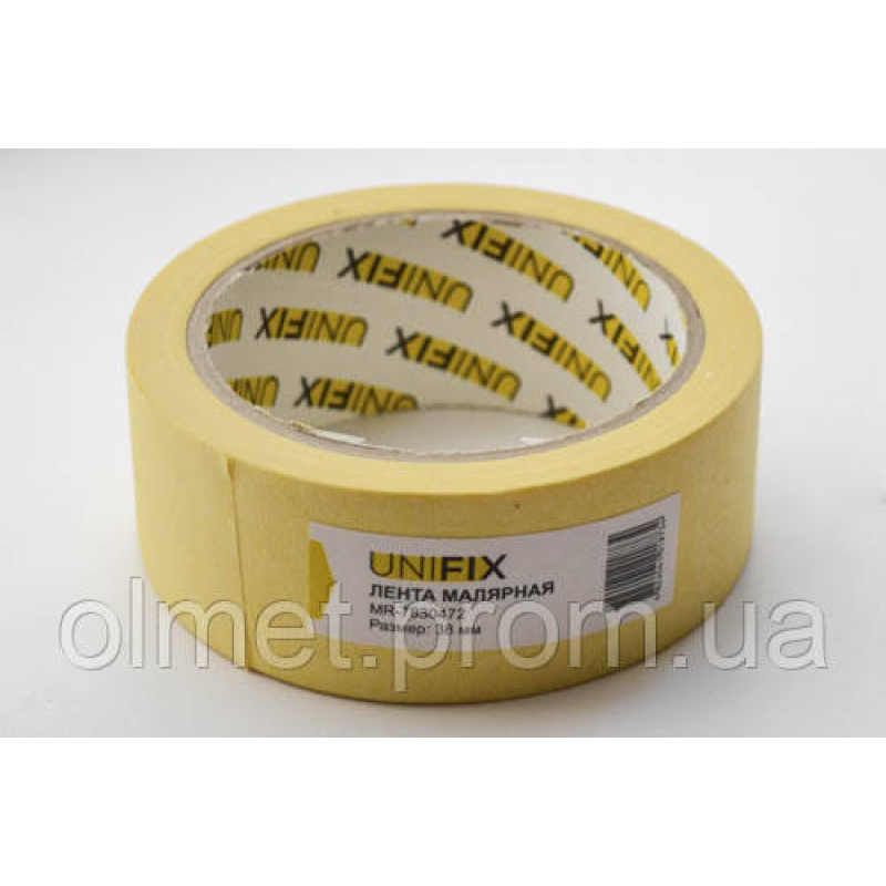 Стрічка клейка малярська 38 мм*40м MR-7830472 UNIFIX