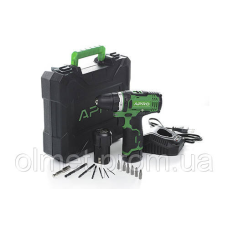 Дриль-шурупокрут APRO 12 В, 1,5 А, 12D, 2 АКБ, ЗП, кейс