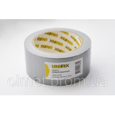 Стрічка клейка армована сіра 50 мм*25 м UNIFIX