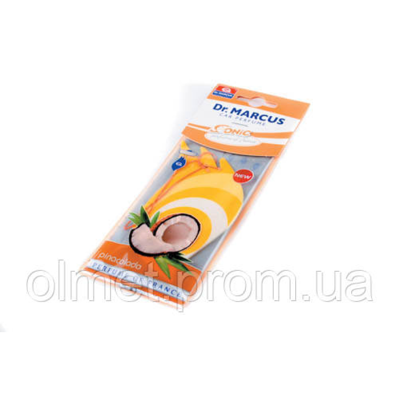 Ароматизатор SONIC кокос (Pinacolada) (картонна підвіска) Ароматизатор SONIC кокос (Pinacolada) (картонна підвіска)
