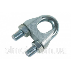 Затискач для троса 6 мм DIN741 оц. (пачка, раза 50 шт.) APRO