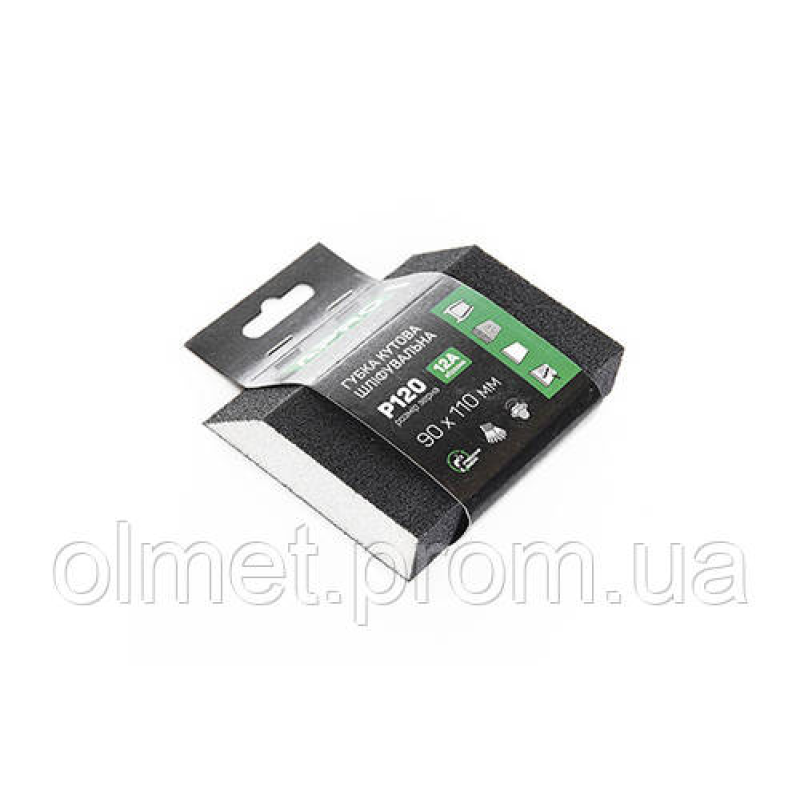 Губка шліфувальна APRO чотиристороння кутова P120