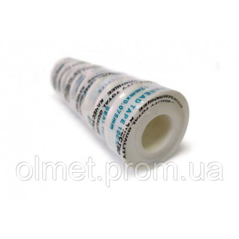 Фум стрічка 12 мм*0,075мм* 5 м (туба 10 шт.) Фум стрічка 12 мм*0,075мм* 5 м (туба 10 шт.)
