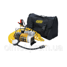 Компресор автомобільний однопоршневий (37 л/хв 10 Атм 15 А) ( кручений шланг) СІЛА