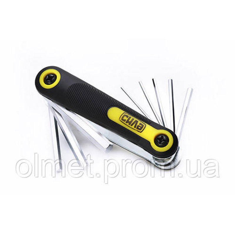 Набір ключів шестигранних 1,5-8 мм (8 шт.) СИЛА