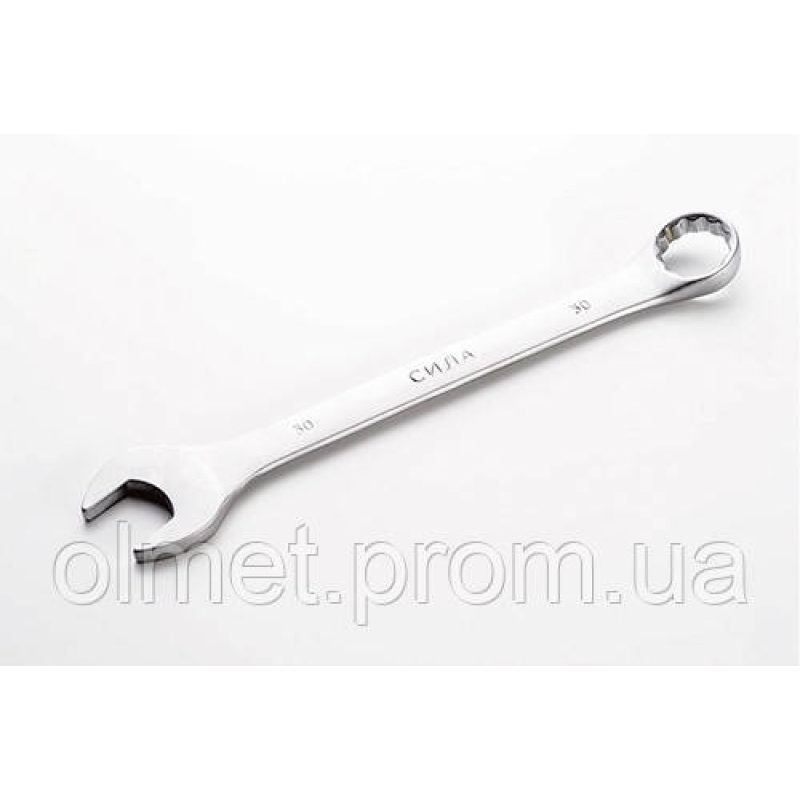 Ключ ріжково-накидний CrV 30 мм СИЛА Ключ ріжково-накидний CrV 30 мм СИЛА