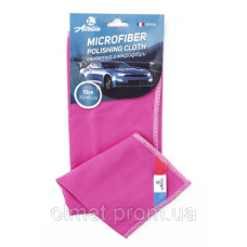 Серветка з мікрофібри для полірування 30х40 см (рожева) 12 Atelie