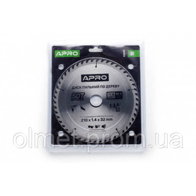 Диск пиляльний для дерева 210х32х50T APRO Диск пиляльний для дерева 210х32х50T APRO