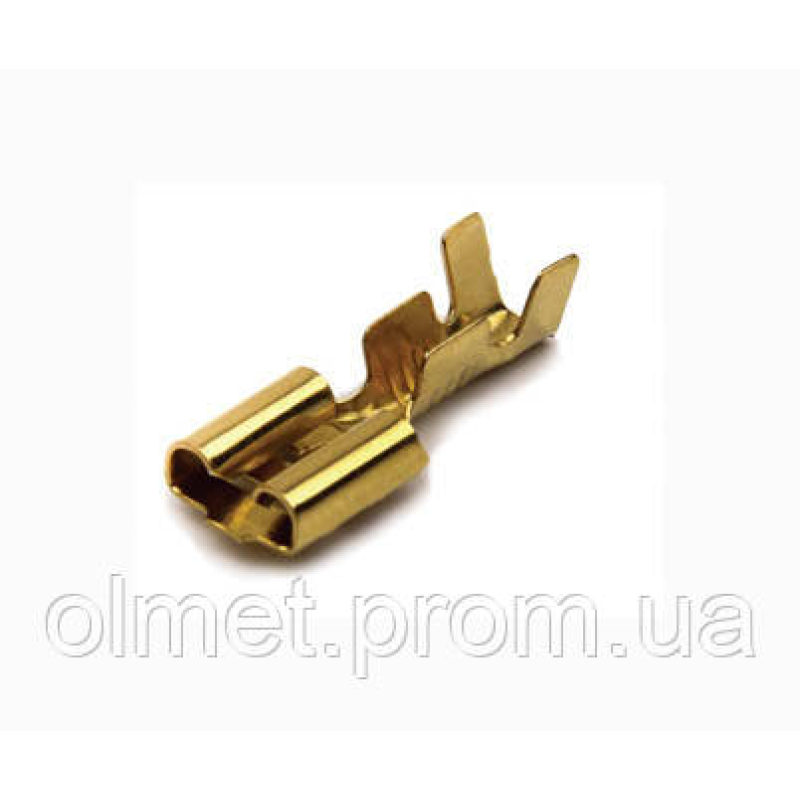 Клемма плоска (мама) 6,3 мм товщина 0,38 мм (наконечник) (300 шт.) WTE