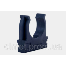 Кліпса для гофри чорна 32 мм (пач 50 шт.) APRO