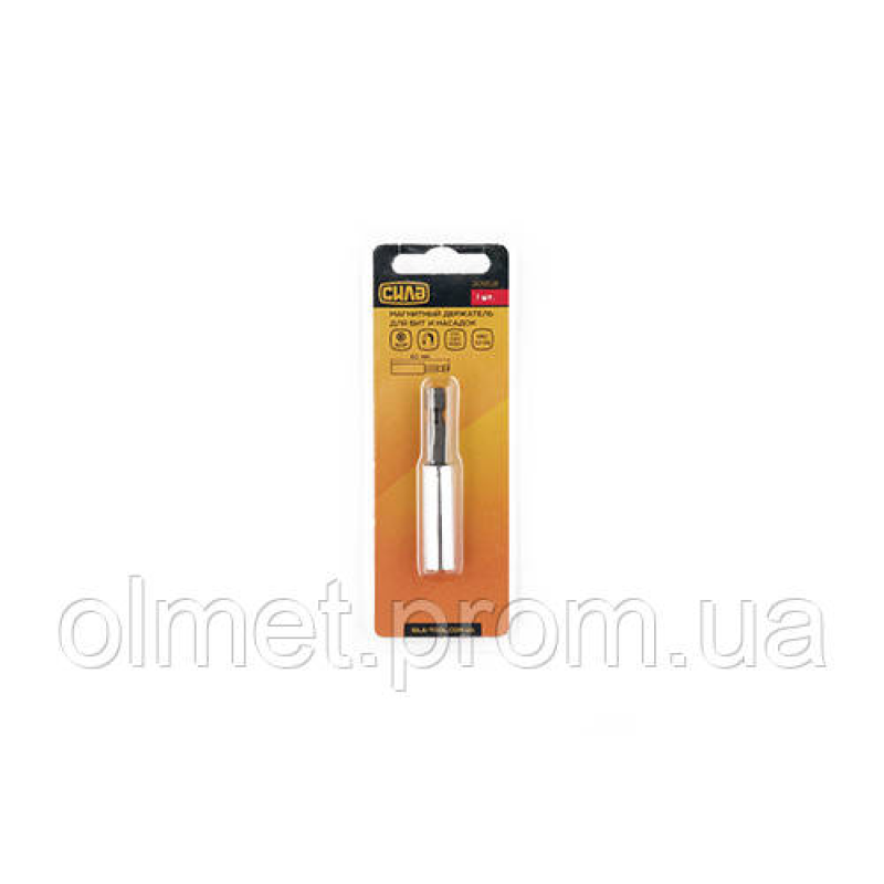 Магнітний тримач для насадок 1/4*60 мм (1 шт.) СІЛА Магнітний тримач для насадок 1/4*60 мм (1 шт.) СІЛА