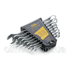 Набір ключів ріжково-накидних Стандарт 8-19 мм (8 шт.) СИЛА