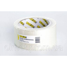 Стрічка клейка скловолоконна 50 мм*20 м UNIFIX