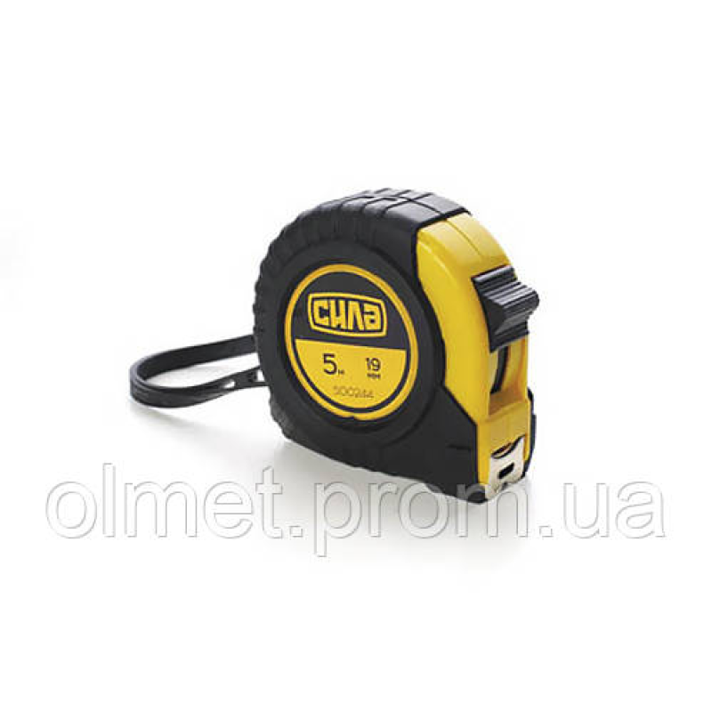 Рулетка гумова Стандарт 5 м*19 мм СИЛА Рулетка гумова Стандарт 5 м*19 мм СИЛА