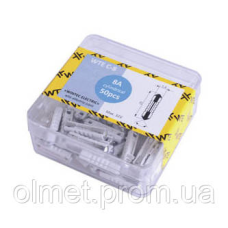 Запобіжники (циліндричні 8 А) (50 шт.) WTE