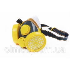 Респіратор протипиловий (клапана — 2 шт., картридж — 2 шт.) СИЛА