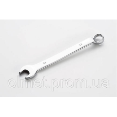 Ключ ріжково-накидний глибокий CrV 11 мм СИЛА