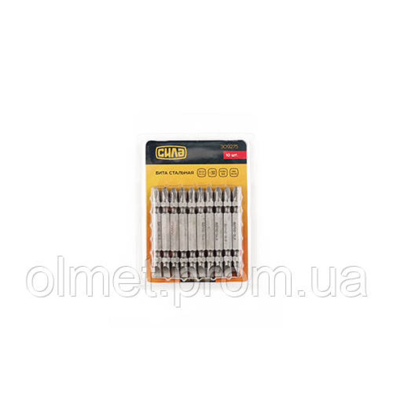 Біта 2-стороння РН2-SL6*65мм (10 шт./пач.) СИЛА