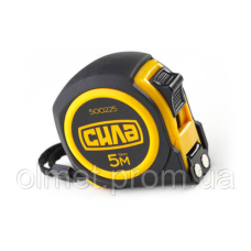 Рулетка гумова з магнітом 8 м СИЛА