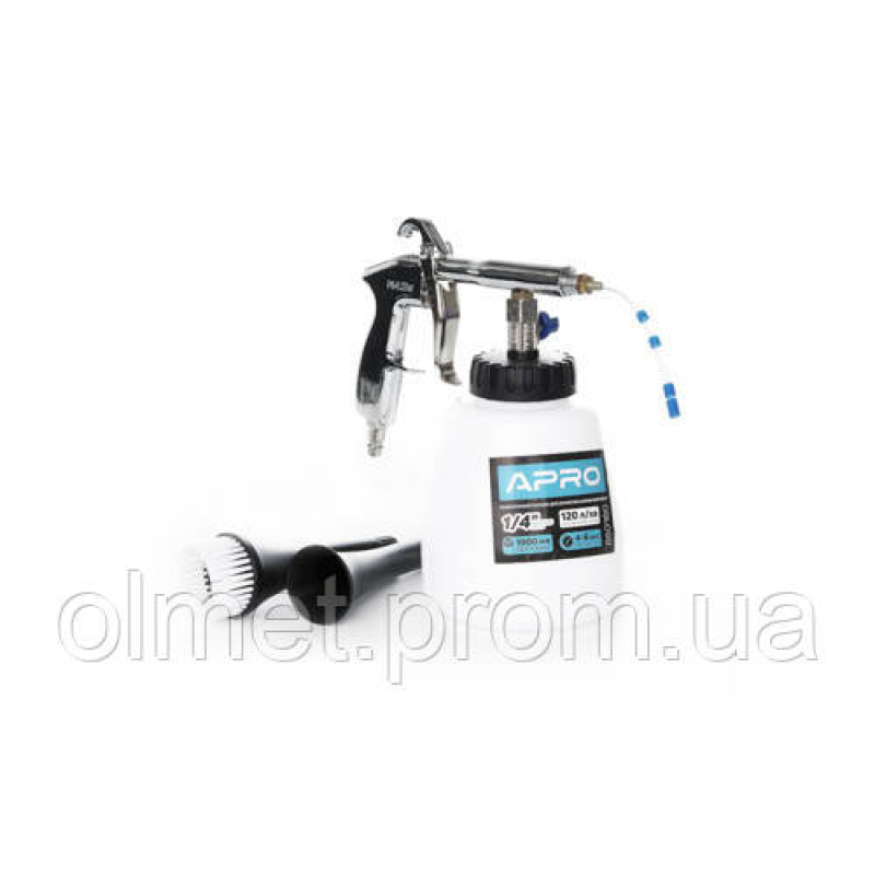 Пневмопістолет для хімчистки салонів автомобілів 1000 мл (торнадор) APRO