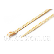 Стяжка кабельна з низьким профілем замка 8x400 бежевий (100 шт.) APRO