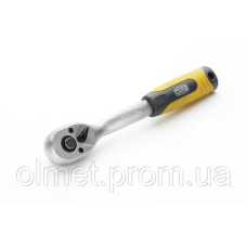 Ключ-тріскачка CrV 3/8 72T (з вигнутою ручкою) Профі СІЛА