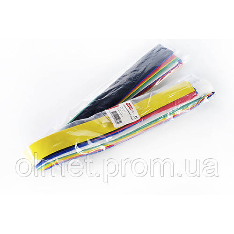 Термоусмоктувана трубка 25 мм набір 6 кольорів (пак. 1м*20шт) APRO Термоусмоктувана трубка 25 мм набір 6 кольорів (пак. 1м*20шт) APRO